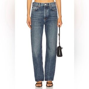 NWT AGOLDE Fran Straight Leg Jeans in Dwell Size 30